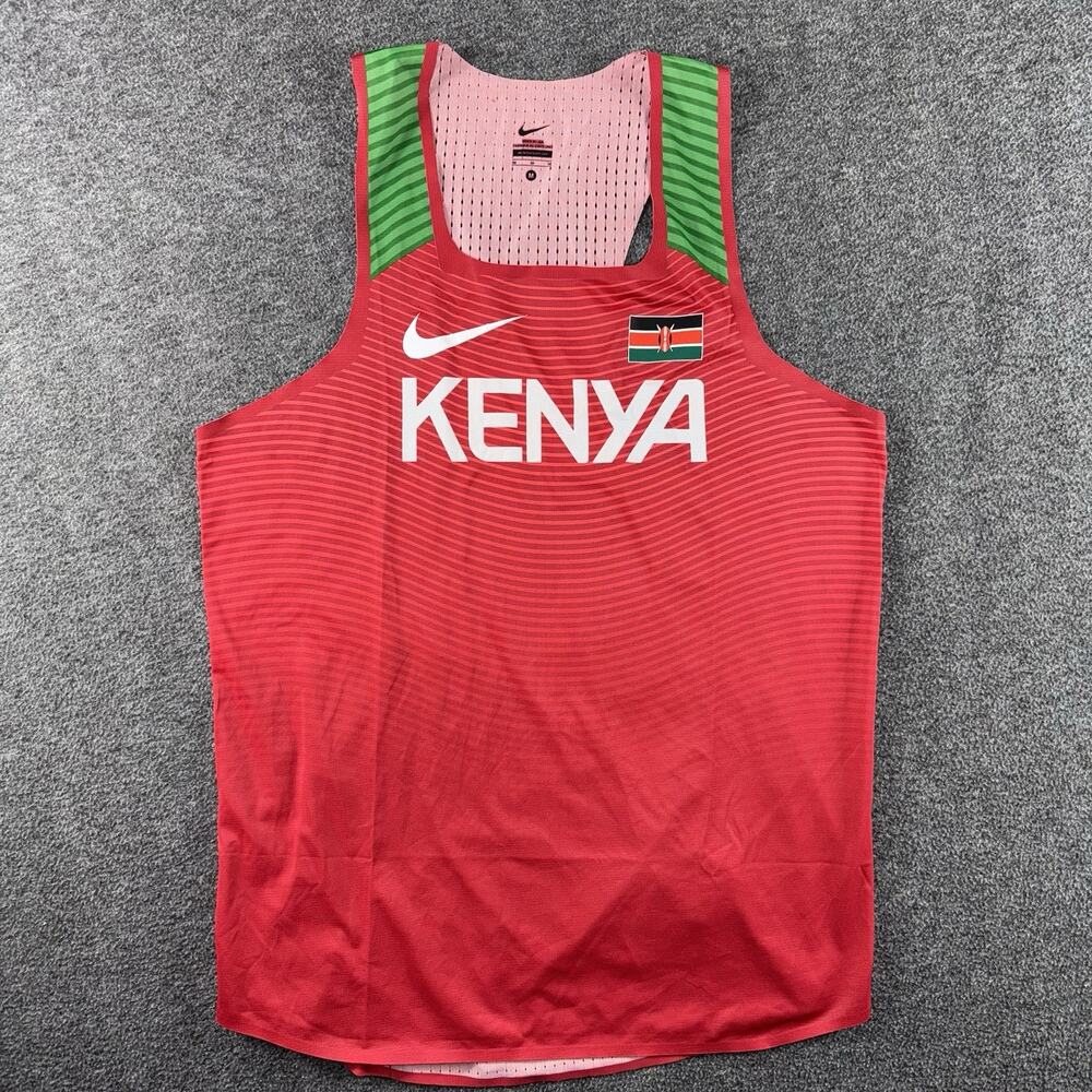 Nike Pro Elite Kenya Men’s Singlet Track & Field Running Shirt Sz M NEW 898134